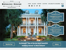 Tablet Screenshot of benachihouse.com